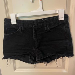 Universal Threads Black Denim Shorts
